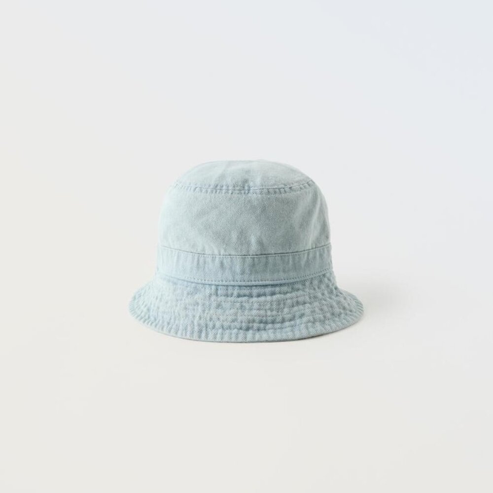 WASHED DENIM BUCKET HAT
Kids size